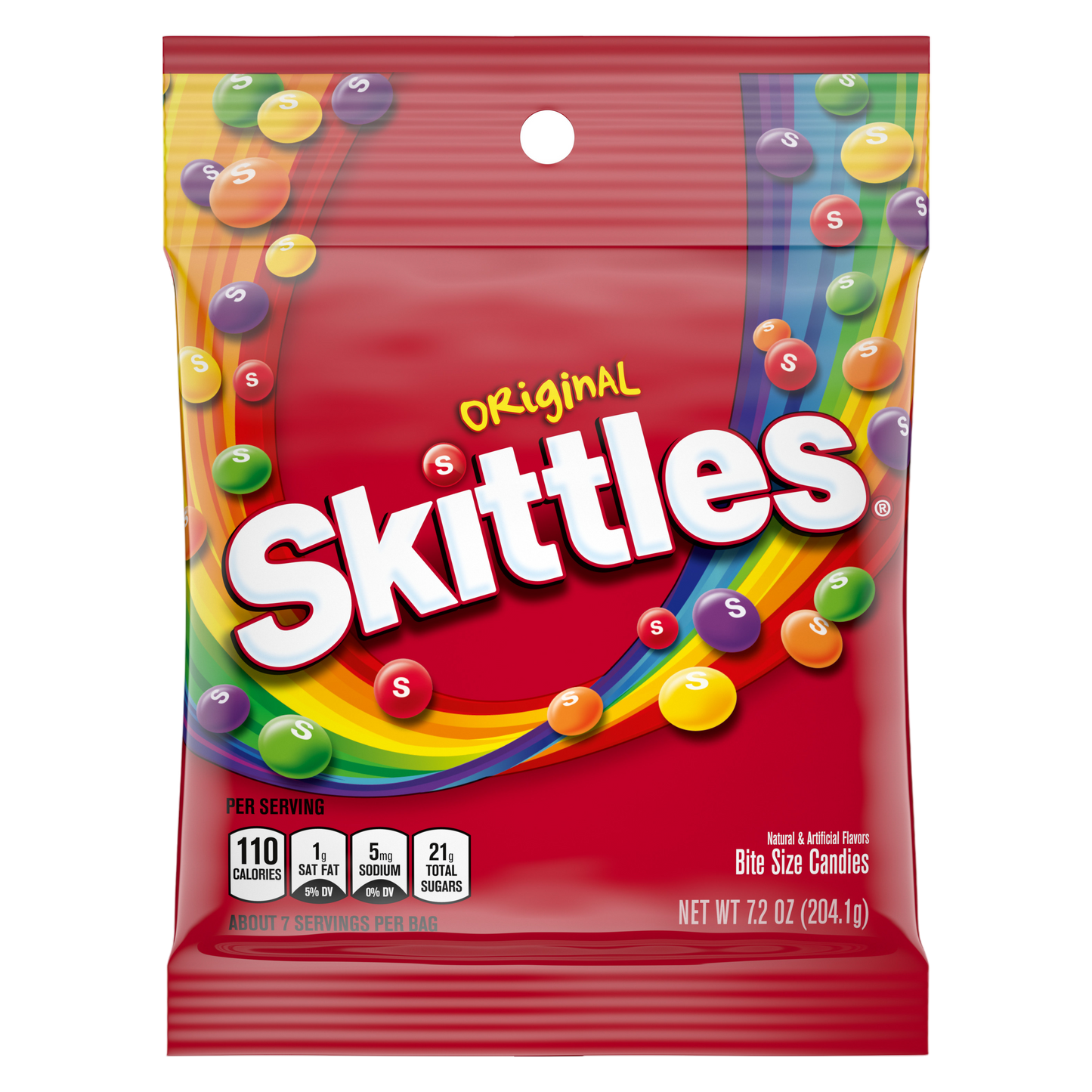 SKITTLES Original Chewy Candy, 7.2 oz Bag